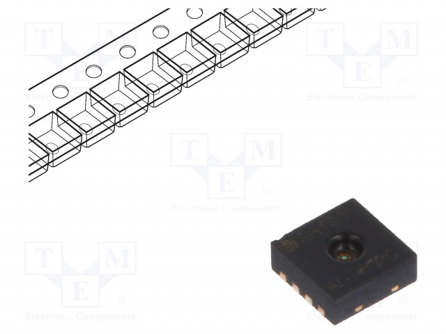 LÄMPÖTILA JA KOSTEUSANTURI - 0÷100%RH - -40÷125°C - DFN8 - Teollisuus kosteusanturit - SHT31A-DIS-B - 1