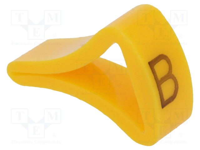 MERKIT - MERKINTÄ: B - 6÷10,5MM - H: 16MM - A: 10MM - -30÷100°C - L: 5MM - Kaapeleiden merkintä - MZ-3B - 1