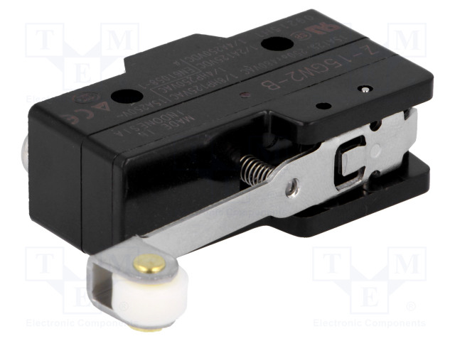 MIKROKYTKIN SNAP ACTION - 15A/250VAC - 6A/30VDC - SPDT - ON-(ON) - SANP ACTION mikrokytkimet - Z-15GW2-B - 1