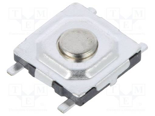 MIKROKYTKIN TACT - SPST - AS: 2 - 0,05A/12VDC - SMT - EI OLE - 5,2X5,2MM - TACT mikrokytkimet - TVCF19015BPB - 1