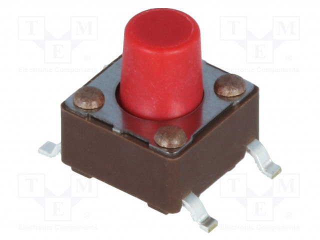 MIKROKYTKIN TACT - SPST-NO - AS: 2 - 0,05A/12VDC - SMT - EI OLE - 2,6N - TACT mikrokytkimet - DTSM-63R-V-B - 1