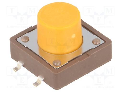 MIKROKYTKIN TACT - SPST-NO - AS: 2 - 0,05A/12VDC - SMT - EI OLE - 3,2N - TACT mikrokytkimet - DTSM-25S-V-B - 1