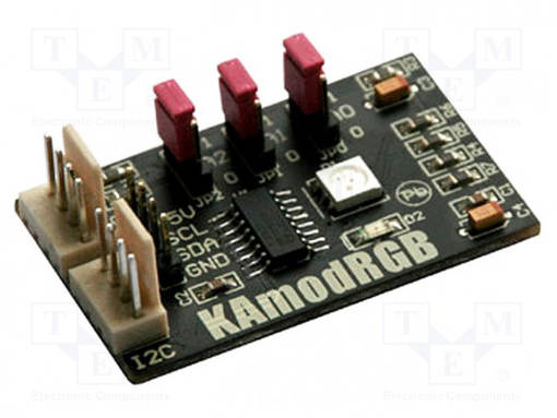 MODUULI OHJELMOITAVALLA 4-KANAVAISELLA LED RGB-OHJAIMELLA - Kehityspakettien lisätarvikkeet - KAMODRGB - 1