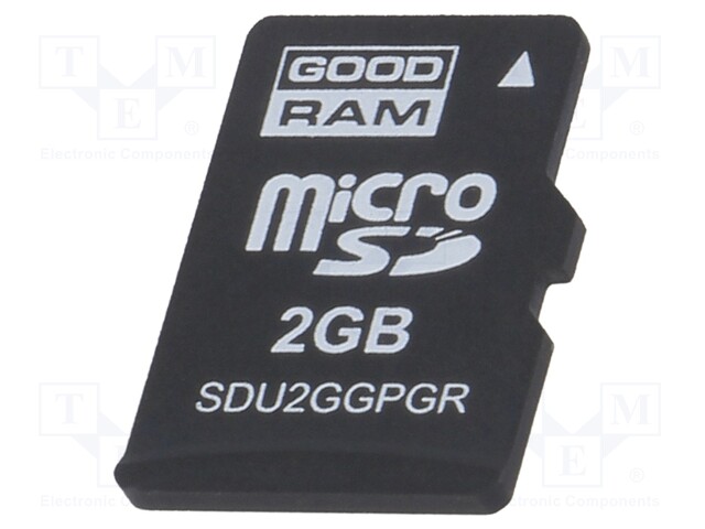 MUISTIKORTTI - TEOLLISUUS-MICROSD,PSLC - CLASS 6 - 2GB - -25÷85°C - Muistikortit - SDU2GGPGRB - 1