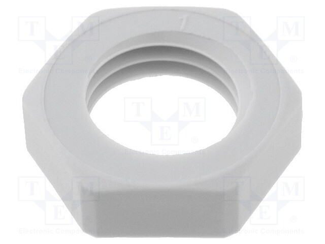 MUTTERI - M12 - POLYAMIDI - 17MM - KIERRE: METRINEN - NOUSU: 1,5 - Läpivientikappaleiden mutterit - GPA-M12-B - 1