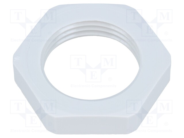 MUTTERI - M20 - POLYAMIDI - 27MM - KIERRE: METRINEN - NOUSU: 1,5 - Läpivientikappaleiden mutterit - GPA-M20-B - 1