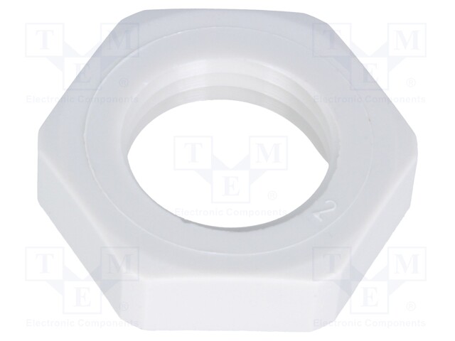 MUTTERI - PG7 - POLYAMIDI - 19MM - KIERRE: PG - Läpivientikappaleiden mutterit - GPA-7-B - 1