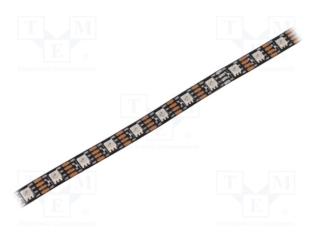 OHJELMOITAVA LED-NAUHA - RGB - 5050 - LED/M: 60 - 10MM - IP20 - 140° - 5VDC - LED nauhat ja modulit - HCBAA60B - 1