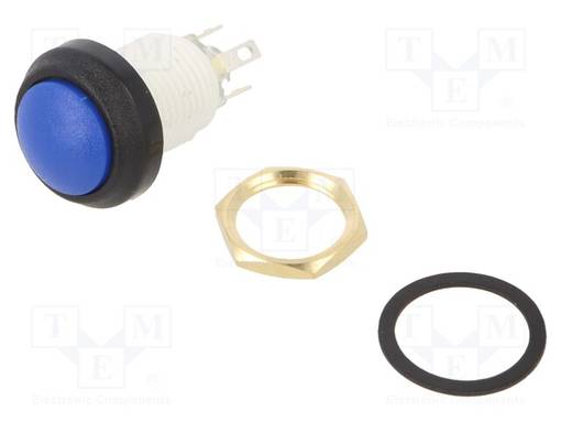 PAINOKYTKIN - AS: 2 - SPDT - 5A/250VAC - 5A/28VDC - ON-ON - Standardikytkimet - WSA48-2-RB-N-BL-B - 1