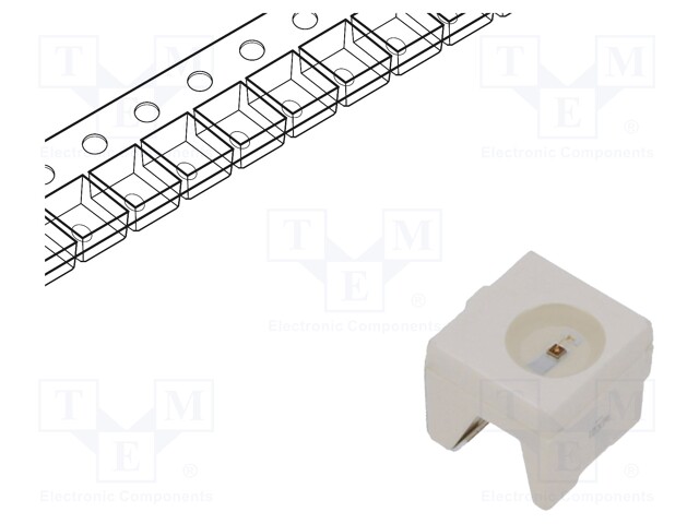 LED - PUNAINEN - SMD - 4040 - 1,91÷6,06LM - 560÷2240MCD - 1,8÷2,4VDC - Pintaliitos LED - LS-A67F-U2BA-13A4B - 1