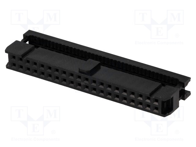 LIITIN: IDC - PISTOKE - NAARAS - PIN: 40 - IDC - - 2,54MM - 2X20 - IDC liittimet - DS1016-40MASIBB - 1