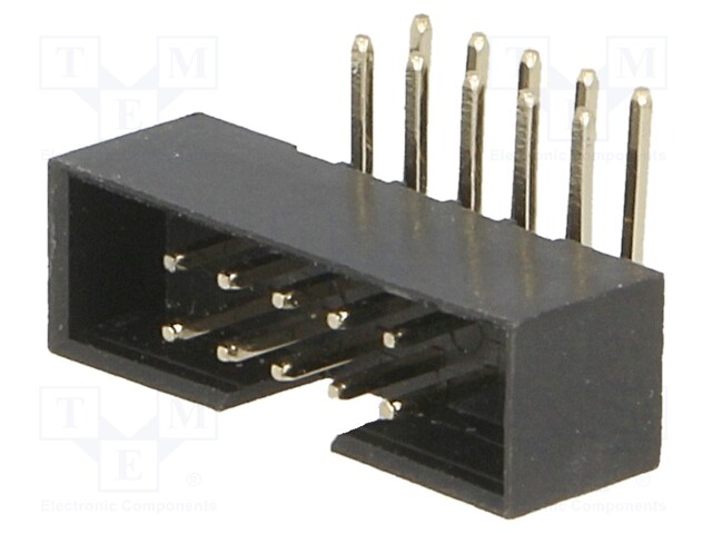 LIITIN: IDC - PISTORASIA - UROS - PIN: 10 - 90° KULMA - THT - 2MM - 2X5 - IDC liittimet - DS1014-10RF1B - 1