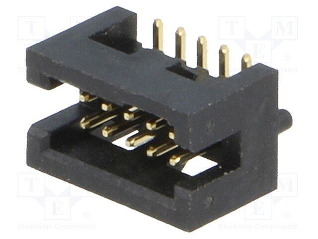 LIITIN: IDC - PISTORASIA - UROS - PIN: 10 - SUORA - SMT - 1,27MM - IDC liittimet - DS1031-14-10S8B - 1