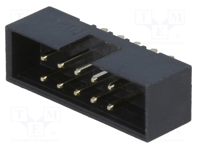 LIITIN: IDC - PISTORASIA - UROS - PIN: 10 - SUORA - THT - 2MM - 2X5 - IDC liittimet - DS1014-10SF1B - 1