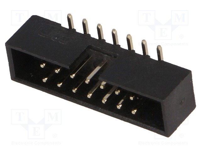LIITIN: IDC - PISTORASIA - UROS - PIN: 14 - PYSTYSUORA - SMT - 2MM - 2X7 - IDC liittimet - DS1014-14MF1B - 1