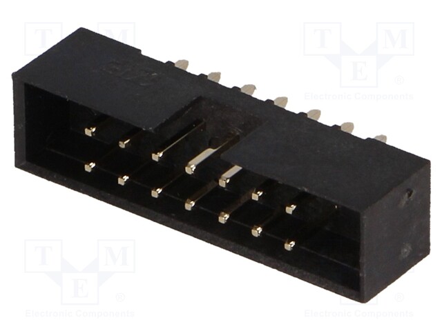 LIITIN: IDC - PISTORASIA - UROS - PIN: 14 - SUORA - THT - 2MM - 2X7 - IDC liittimet - DS1014-14SF1B - 1