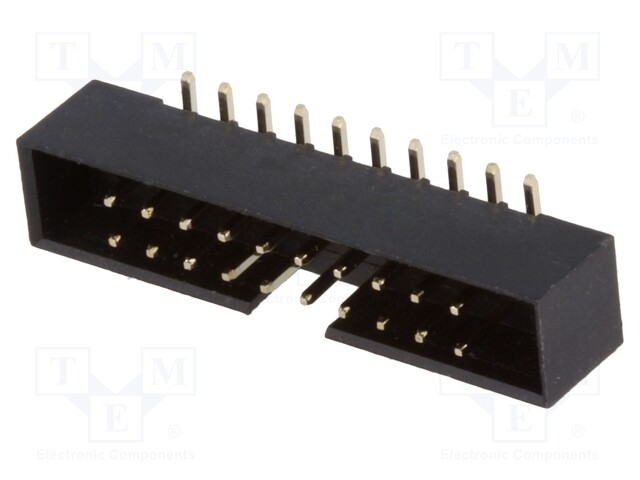 LIITIN: IDC - PISTORASIA - UROS - PIN: 20 - PYSTYSUORA - SMT - 2MM - 2X10 - IDC liittimet - DS1014-20MF1B - 1