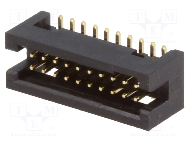 LIITIN: IDC - PISTORASIA - UROS - PIN: 20 - SUORA - SMT - 1,27MM - IDC liittimet - DS1031-14-20S8B - 1