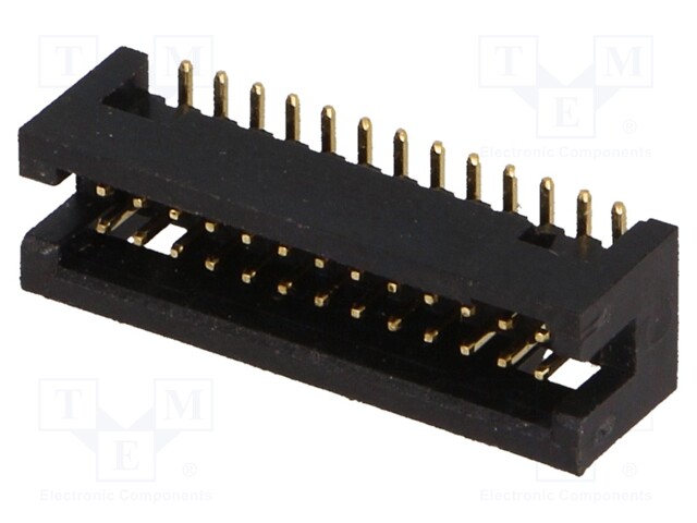 LIITIN: IDC - PISTORASIA - UROS - PIN: 26 - SUORA - SMT - 1,27MM - IDC liittimet - DS1031-14-26S8B - 1