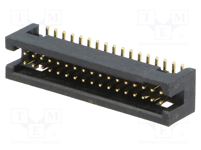 LIITIN: IDC - PISTORASIA - UROS - PIN: 34 - SUORA - SMT - 1,27MM - IDC liittimet - DS1031-14-34S8B - 1