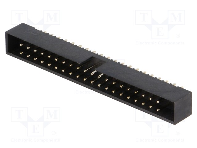 LIITIN: IDC - PISTORASIA - UROS - PIN: 40 - SUORA - THT - 2MM - 2X20 - IDC liittimet - DS1014-40SF1B - 1