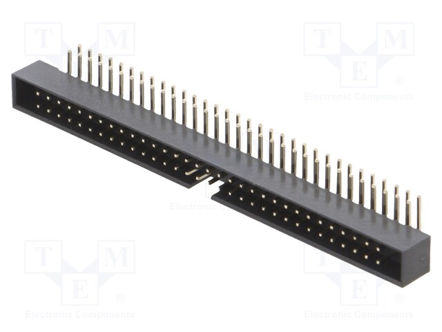 LIITIN: IDC - PISTORASIA - UROS - PIN: 64 - 90° KULMA - THT - 2MM - 2X32 - IDC liittimet - DS1014-64RF1B - 1