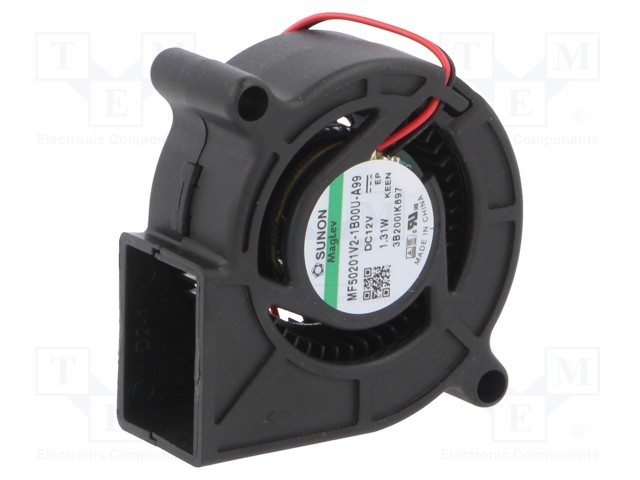 RADIAALITUULETIN DC - 12VDC - 50X50X20MM - 8,68M3/H - 30DBA - VAPO - DC 12V tuulettimet - MF50201V2-A99-B - 1