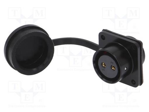 LIITIN: PYÖREÄT - N LIITINAARAS - PIN: 2 - IP67 - SA20 - 25A - 500V - WEIPU liittimet - SA2013S2B - 1