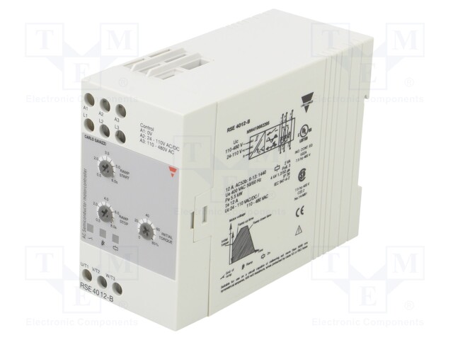 AUTOMATION MODULE: SOFTSTART - USUP: 230÷400VAC - IP20 - 12A - Pehmokäynnistimet - RSE4012-B - 1