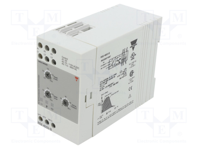 AUTOMATION MODULE: SOFTSTART - USUP: 230÷400VAC - IP20 - 3A - Pehmokäynnistimet - RSE4003-B - 1