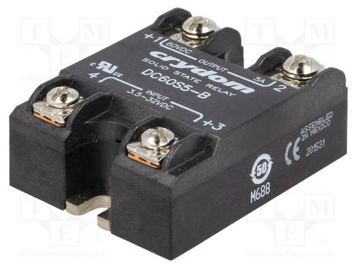 RELE: PUOLIJOHDE - 3,5÷32VDC - 7A - 3÷48VDC - VERSIO: TASAVIRTA- - Puolijohdereleet - DC60S7-B - 1