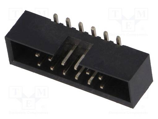 LIITIN: IDC - PISTORASIA - UROS - PIN: 12 - PYSTYSUORA - SMT - 2MM - 2X6 - IDC liittimet - DS1014-12MF1B - 1
