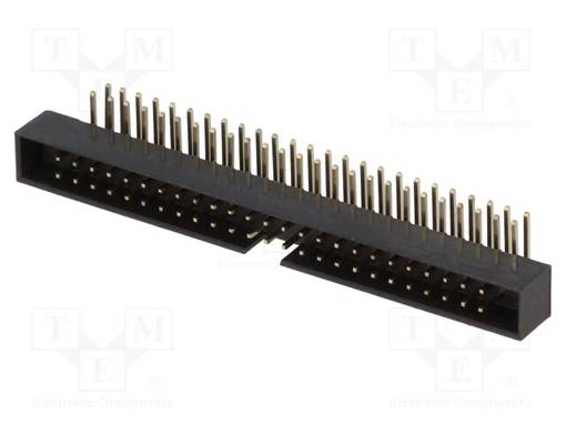 LIITIN: IDC - PISTORASIA - UROS - PIN: 50 - 90° KULMA - THT - 2MM - 2X25 - IDC liittimet - DS1014-50RF1B - 1