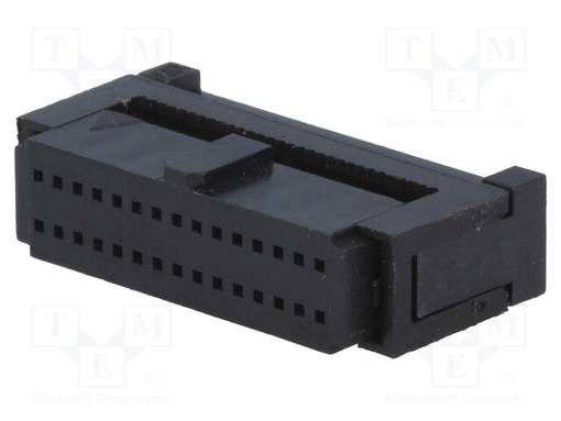 LIITIN: IDC - PISTOKE - NAARAS - PIN: 30 - IDC - - 1,27MM - 2X15 - IDC liittimet - DS1016-01-30A8B - 1