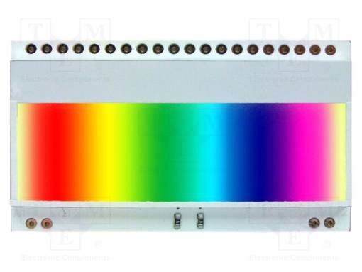 TAUSTAVALO - LED - 55X31X3,6MM - RGB - Näyttöjen lisätarvikkeet - EALED55X31-RGB - 1