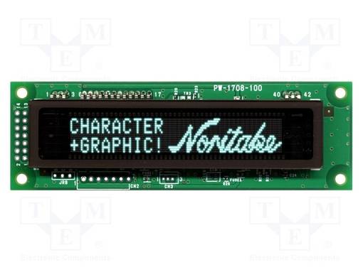 NÄYTTÖ: VFD - GRAAFINEN - 140X16 - 350÷700CD/M2 - LÄMP: -40÷85°C - VFD-näytöt - GU140X16G-7003B - 1