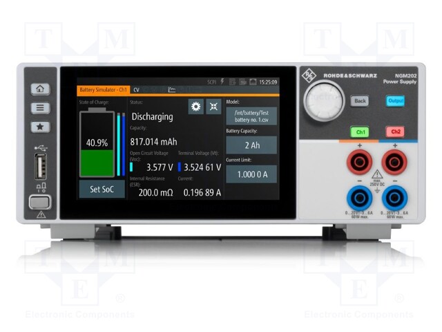 LABORATORY POWER SUPPLY: PROGRAMMABLE - MULTI-CHANNEL - CH: 2 - 0÷6A - Laboratorioteholähteet - NGM-COM2B - 1