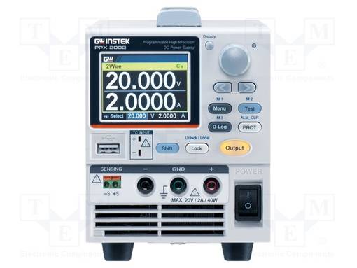 LABORATORY POWER SUPPLY: PROGRAMMABLE - SINGLE-CHANNEL - CH: 1 - Laboratorioteholähteet - PPX-2002-GPIB - 1