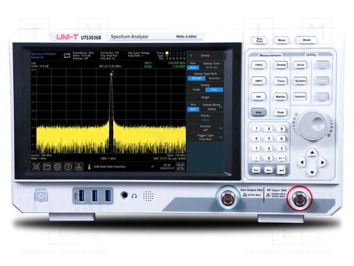 SPEKTRIANALYSAATTORI - 9KHZ÷3,6GHZ - HDMI,LAN,USB - 378X218X120MM - Spektrianalysaattorit - UTS3036B - 1