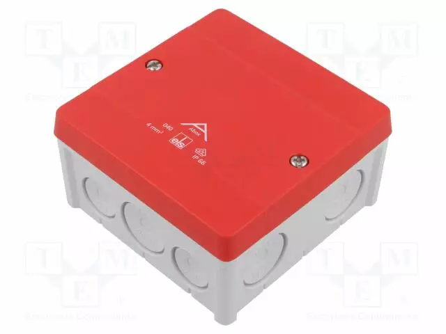 KYTKENTÄRASIA - X: 102MM - Y: 102MM - Z: 57MM - SEINÄ-KATTO- - Kytkentärasiat - ABOX-040-LSB - 1