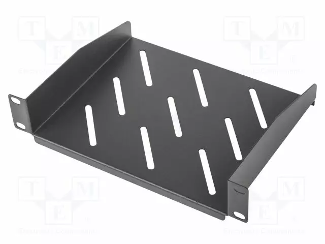 SHELF - 1U - STANDARD: 10" - RACK SHELF - Räkkikotelot 19' - AK-1012-B - 1