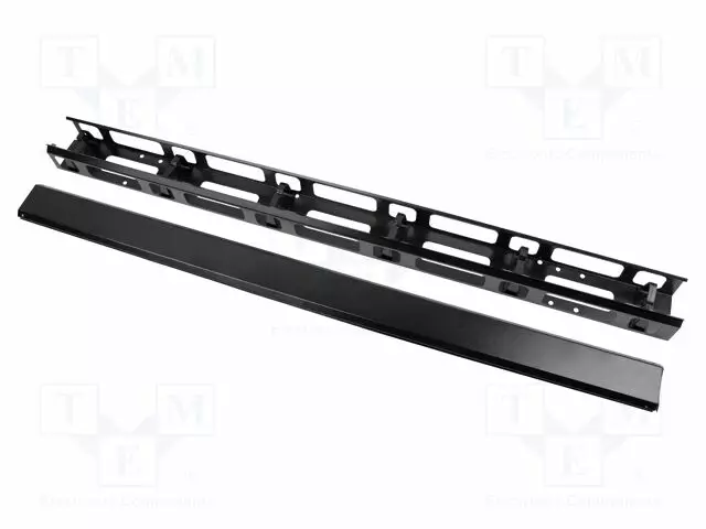 KAAPELIN JÄRJESTÄJÄ - 22U - MUSTA - PYSTYSUORA - Räkkikotelot 19' - AK-1212-B - 1