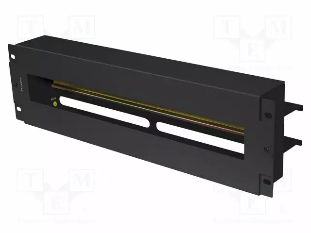 VOLTAGE DISTRIBUTION PANEL - 3U - MUSTA - STANDARD: 19" - Räkkikotelot 19' - AK-VDP103-B - 1