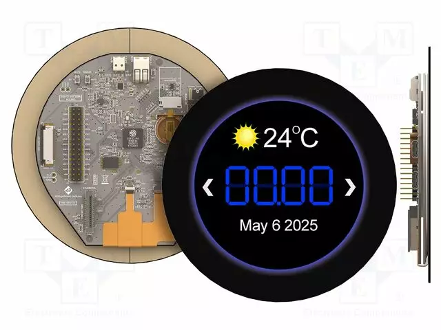 TFT NÄYTTÖ - 3,4" - 800X800 - 32MBFLASH,32MBPSRAM - 400CD/M2 - 4÷6V - Älykkäät näytöt - ESP32-P4-34RCTCLB - 1
