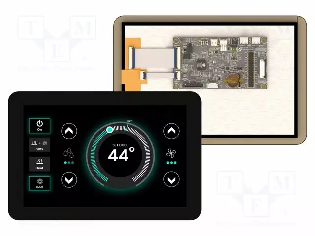 TFT NÄYTTÖ - 8" - 1280X800 - 32MBFLASH,32MBPSRAM - 900CD/M2 - ESP32-P4 - Älykkäät näytöt - ESP32-P4-80CT-CLB - 1