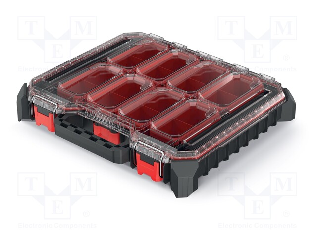 SÄILIÖ: KOLLEKTIIVI - LAATIKOIDEN KANSSA - MUSTA - MATALA - CMX - Säiliöt ja rasiat - KCX45408B - 1