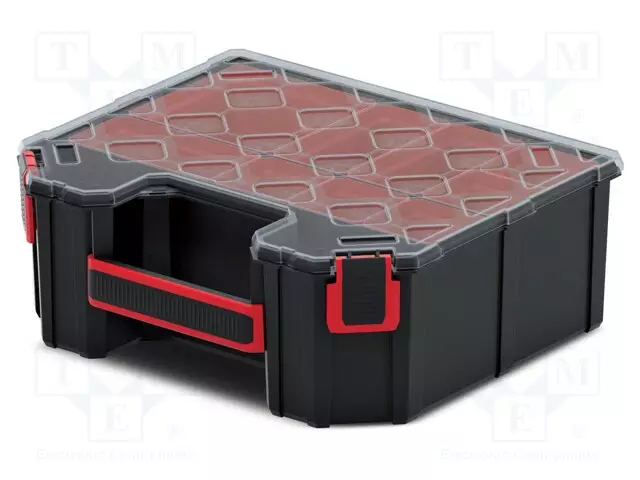 SÄILIÖ: KOLLEKTIIVI - LAATIKOIDEN KANSSA - MUSTA - KORKEA - TAGER - Säiliöt ja rasiat - KTG302510B - 1