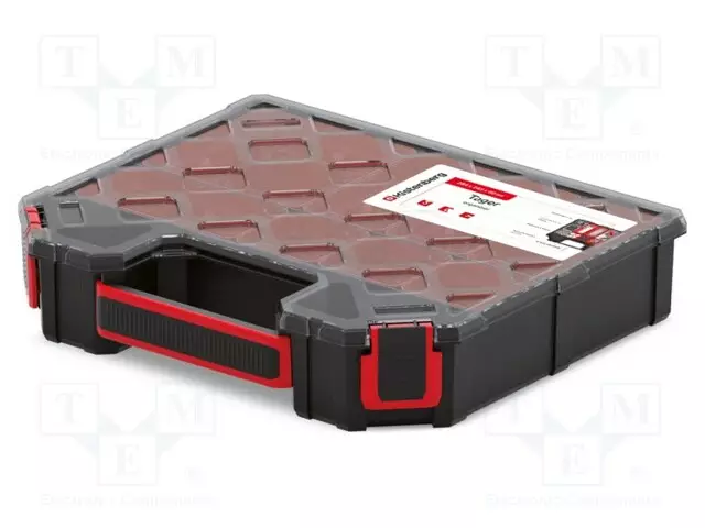 SÄILIÖ: KOLLEKTIIVI - LAATIKOIDEN KANSSA - MUSTA - MATALA - Säiliöt ja rasiat - KTGC30256B - 1