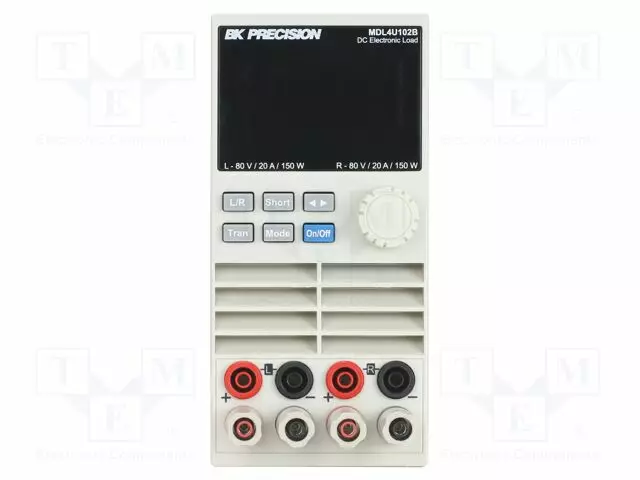 ELEKTRONISET KUORMAT - 0÷80V - 0÷20A - 150W - MDL4UB - 82X170,5X573MM - Elektroniset kuormat - MDL4U102B - 1
