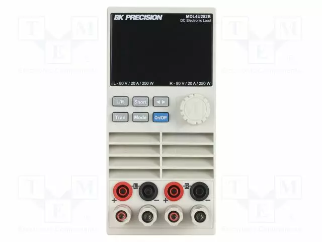 ELEKTRONISET KUORMAT - 0÷80V - 0÷20A - 250W - MDL4UB - 82X170,5X573MM - Elektroniset kuormat - MDL4U252B - 1